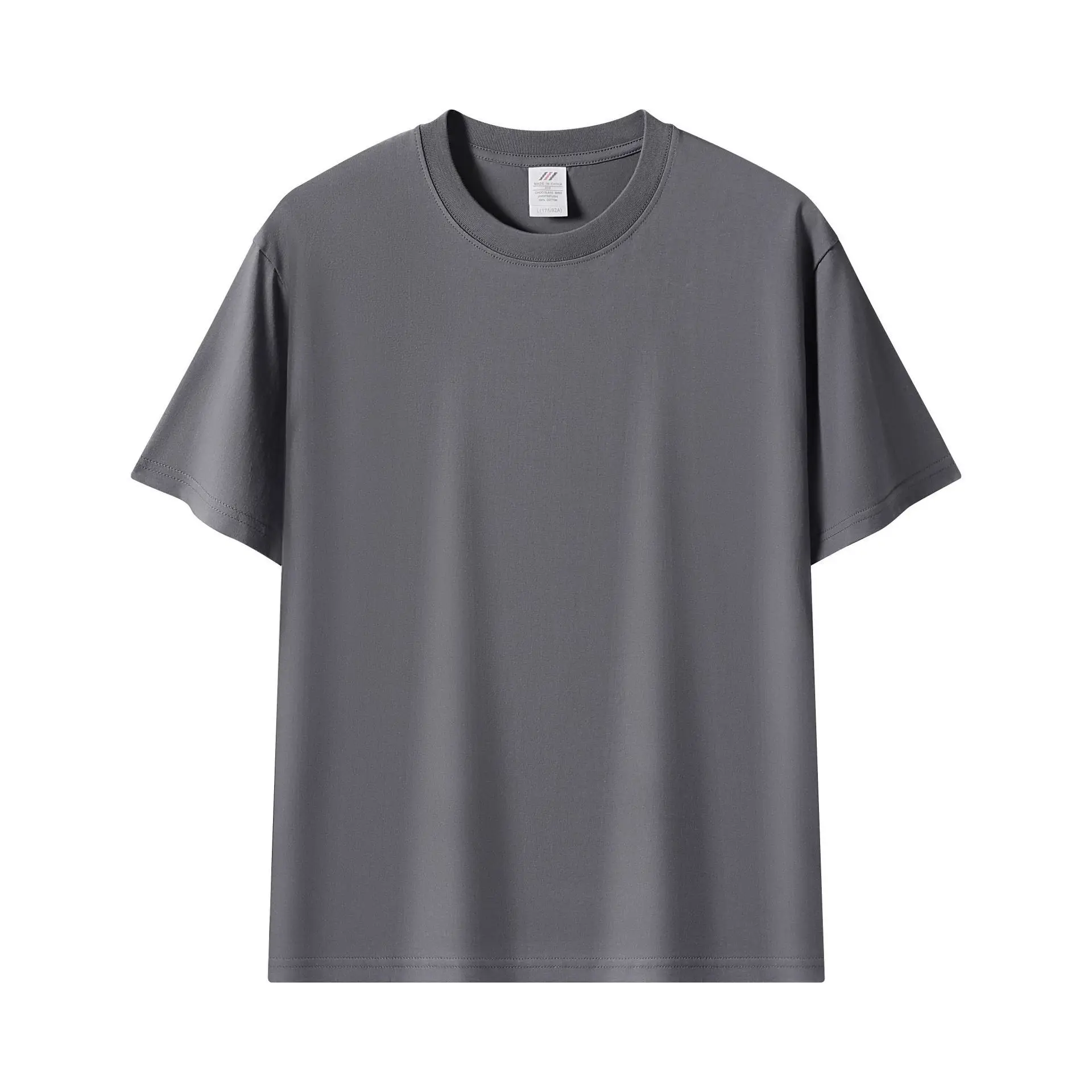 Summer Cotton T-Shirt White Black Loose Fit