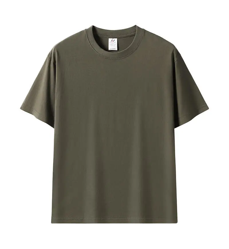 Summer Cotton T-Shirt White Black Loose Fit