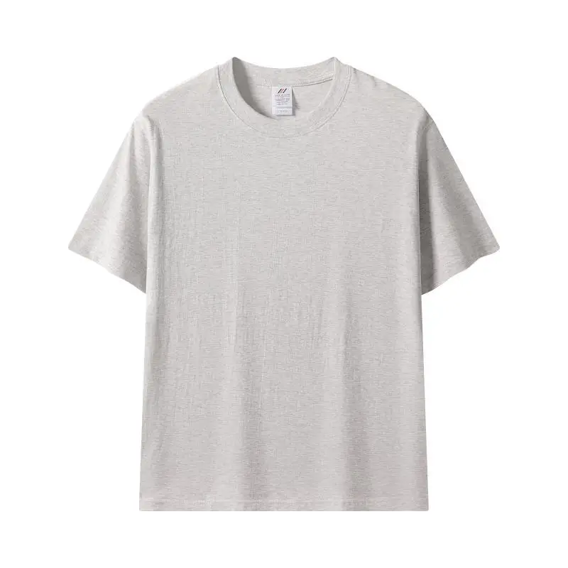Summer Cotton T-Shirt White Black Loose Fit