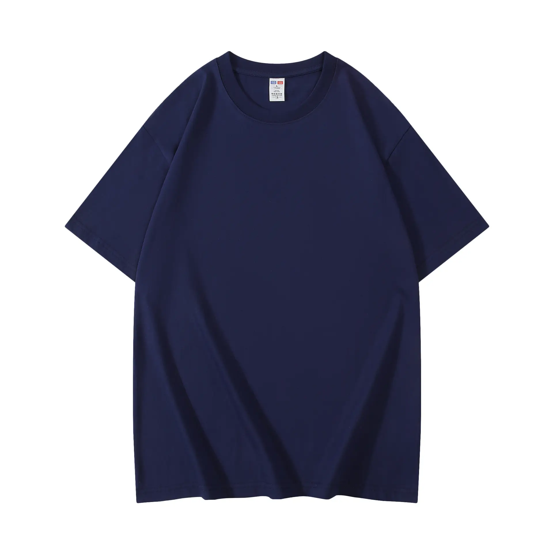 Summer Cotton T-Shirt White Black Loose Fit
