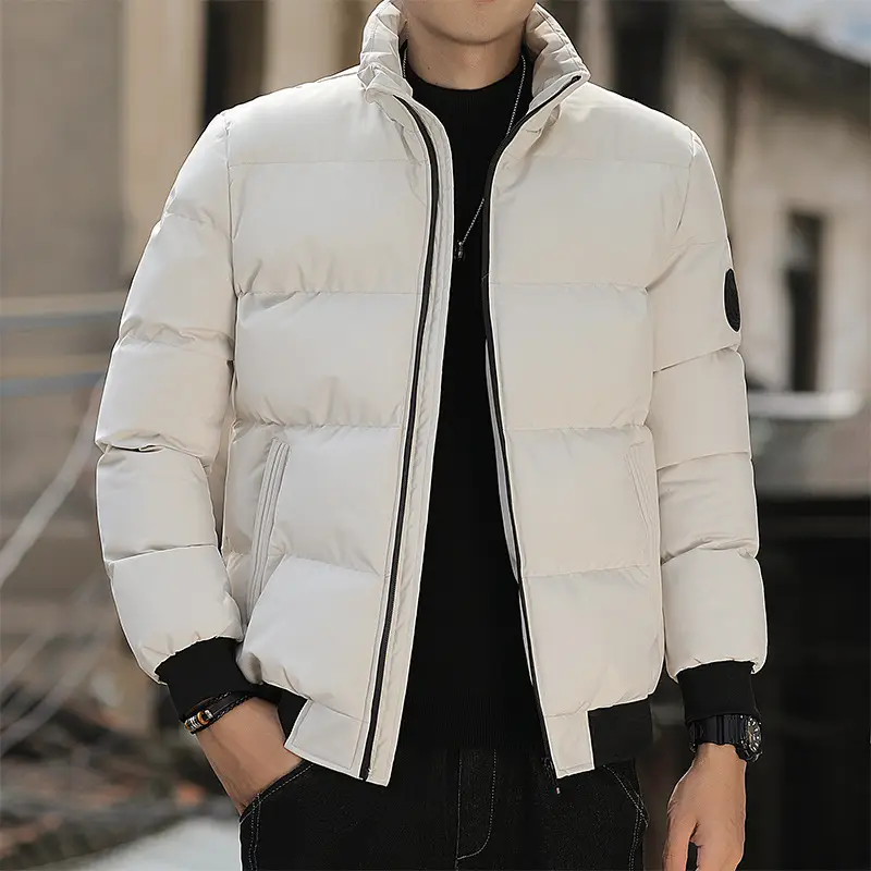 Men's Cotton Puffer Jacket Cross Border Winter Warm Korean Style - Image 5