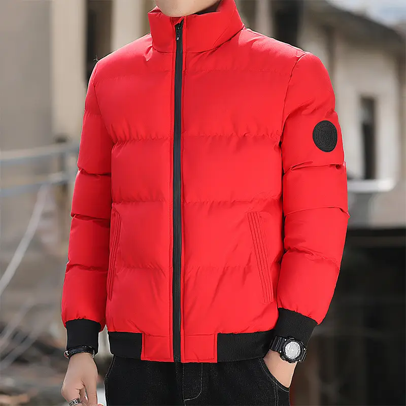 Men's Cotton Puffer Jacket Cross Border Winter Warm Korean Style - Image 6