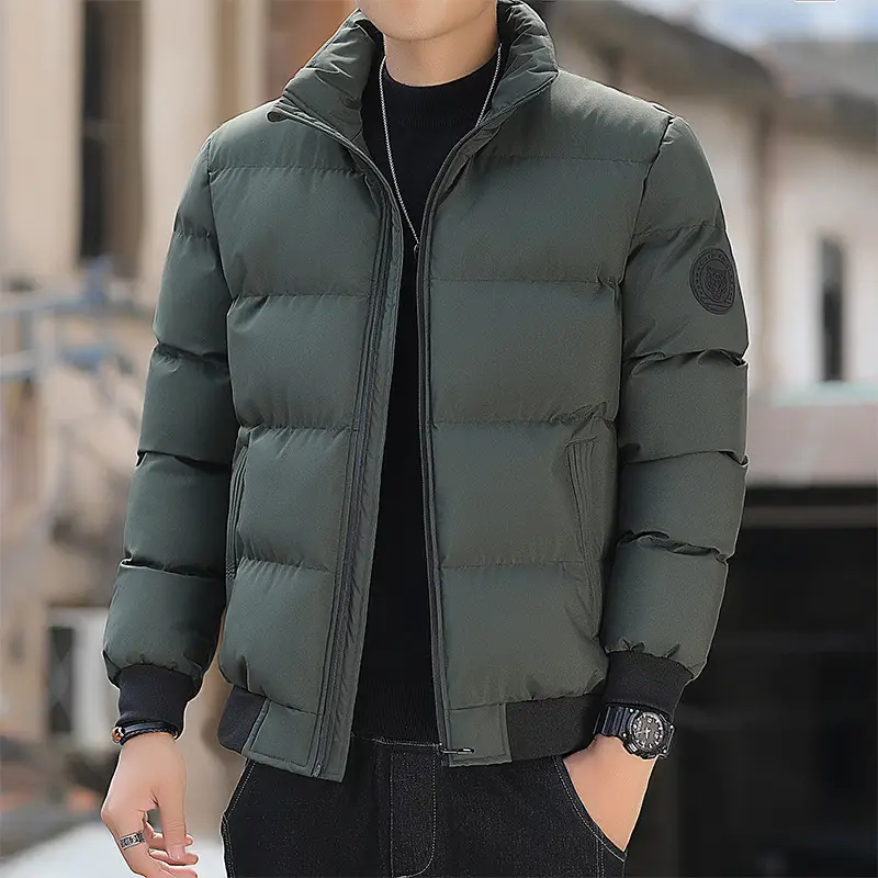 Men's Cotton Puffer Jacket Cross Border Winter Warm Korean Style - Image 7