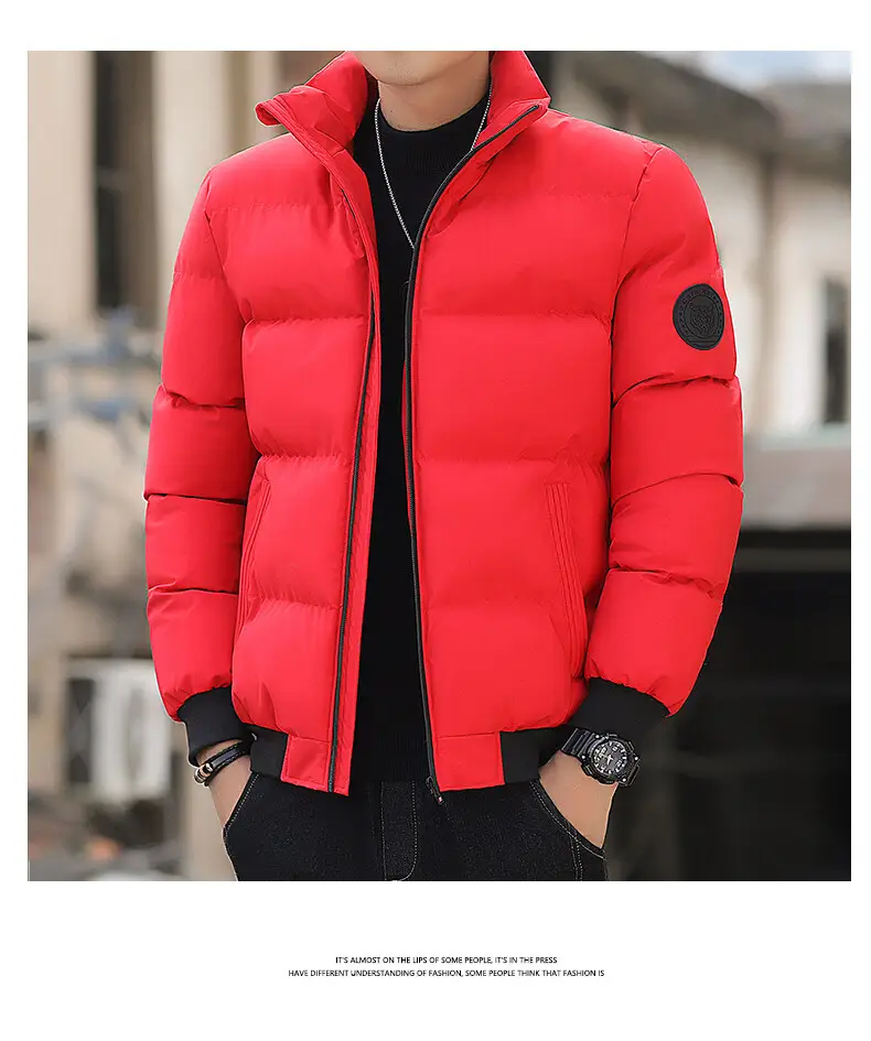 Men's Cotton Puffer Jacket Cross Border Winter Warm Korean Style — feature 19