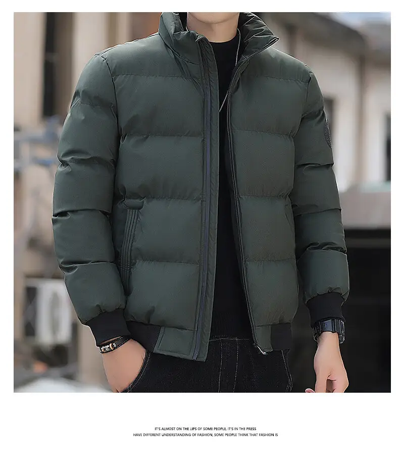 Men's Cotton Puffer Jacket Cross Border Winter Warm Korean Style — feature 22