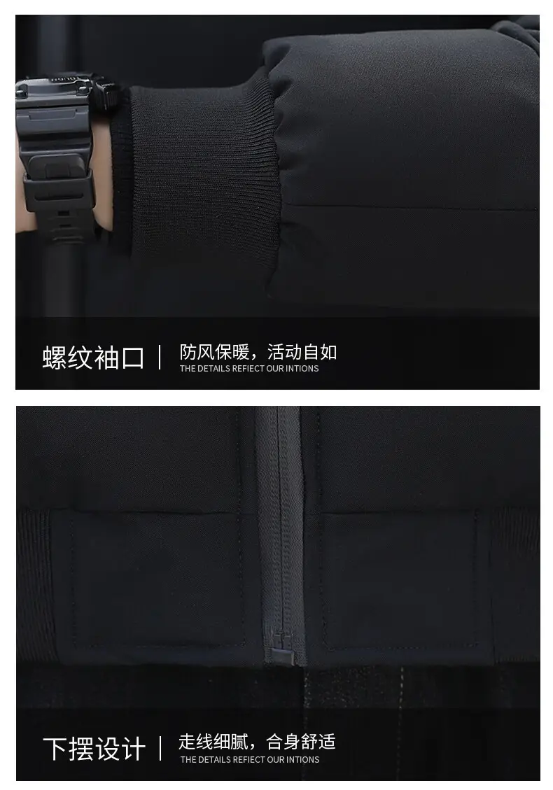 Men's Cotton Puffer Jacket Cross Border Winter Warm Korean Style — feature 24