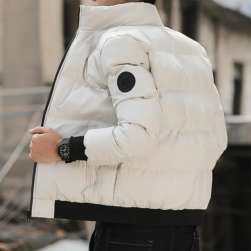 Men's Cotton Puffer Jacket Cross Border Winter Warm Korean Style - Image 2