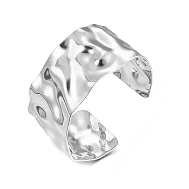 Factory Direct Sales Hollow Armband European and American Exaggerated Stylish Simple and Generous Metal Open Bracelet Amazon Hot Style