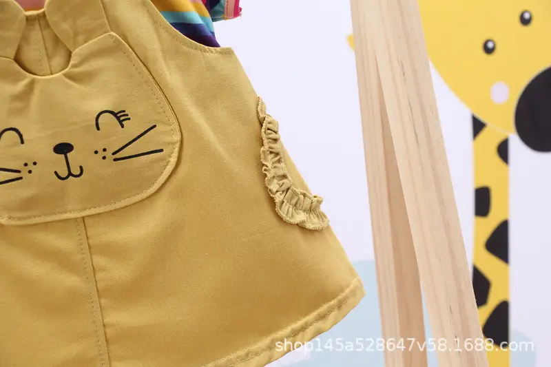 Girls Striped Shorts Set Summer 1-3y — feature 15
