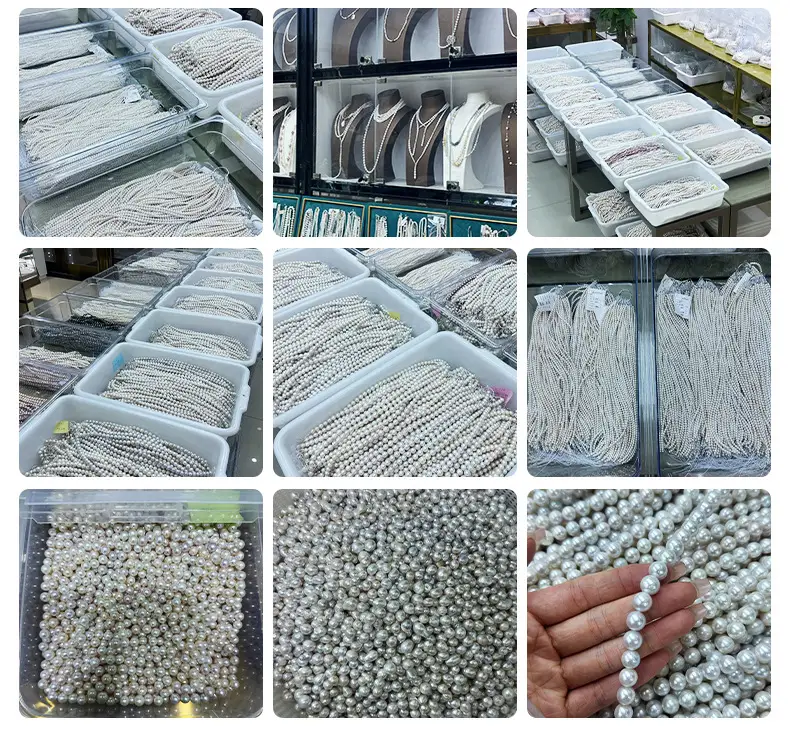 4-5mm Vertical Hole Keshi White Pearl Inlays — feature 12