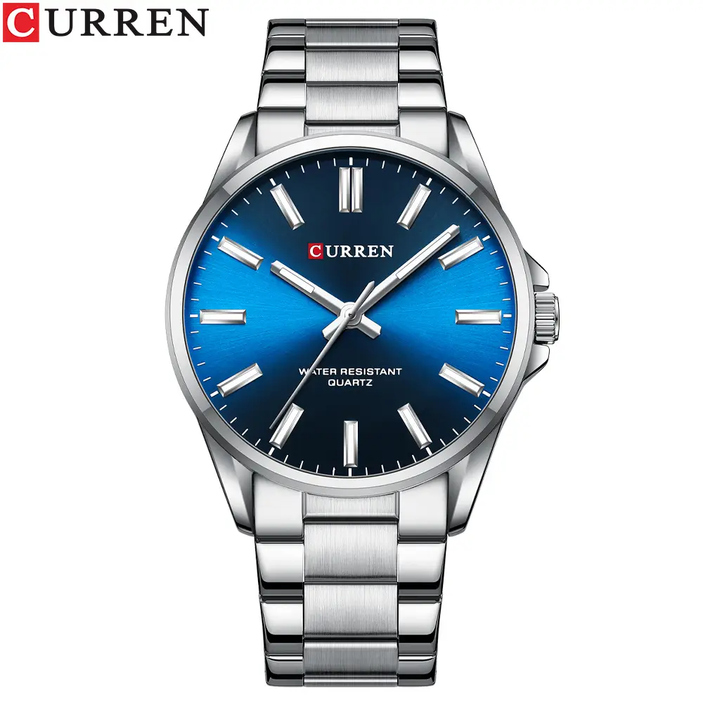 CURREN Men's Green Water Resistant Steel Watch - Image 2