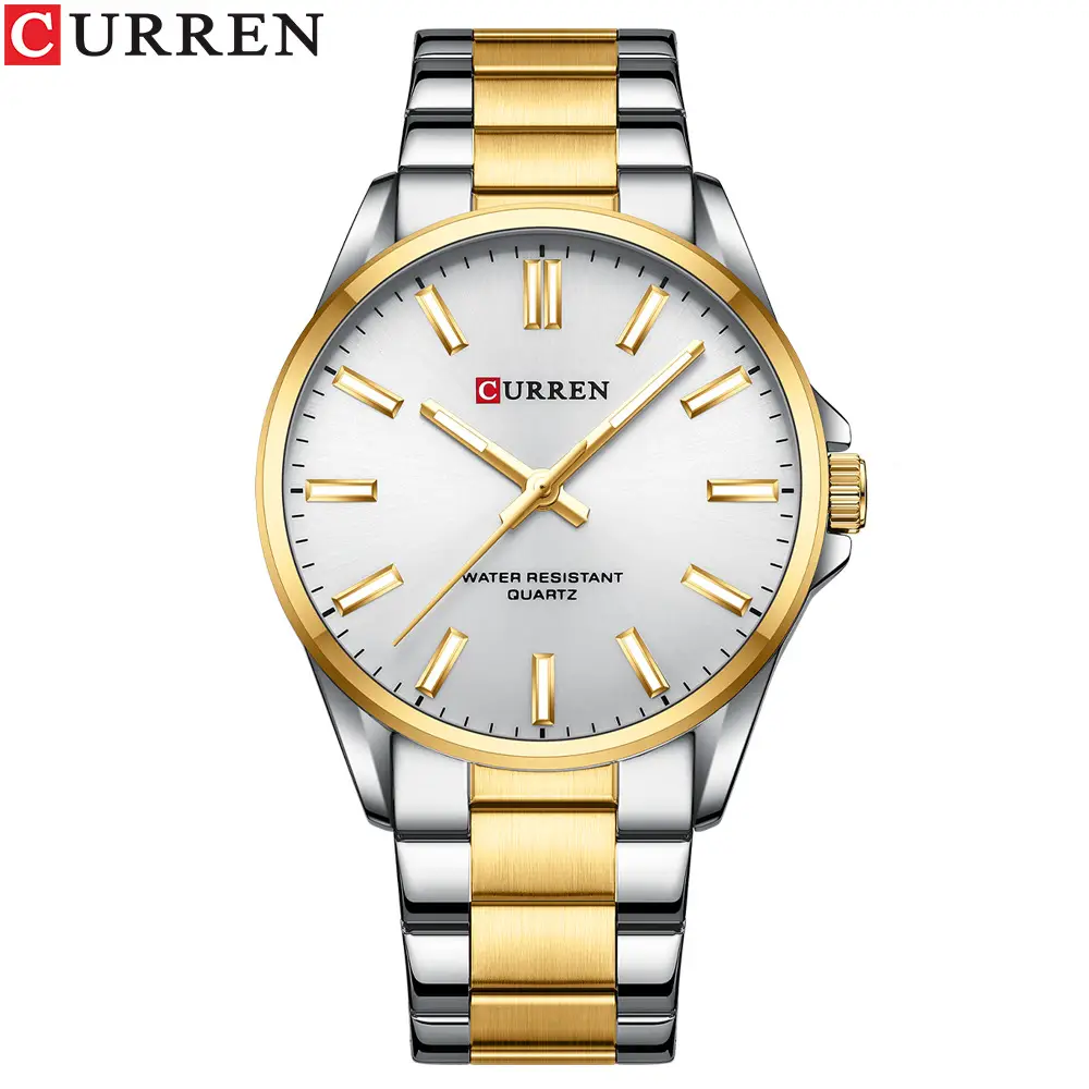 CURREN Men's Green Water Resistant Steel Watch - Image 6