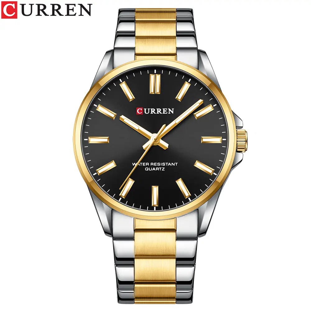 CURREN Men's Green Water Resistant Steel Watch - Image 5
