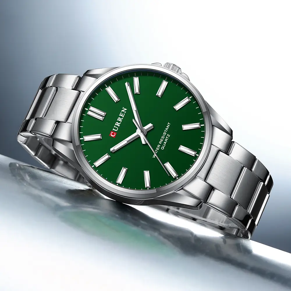 CURREN Men's Green Water Resistant Steel Watch — feature 16