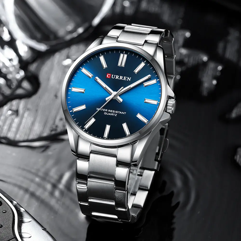CURREN Men's Green Water Resistant Steel Watch — feature 22