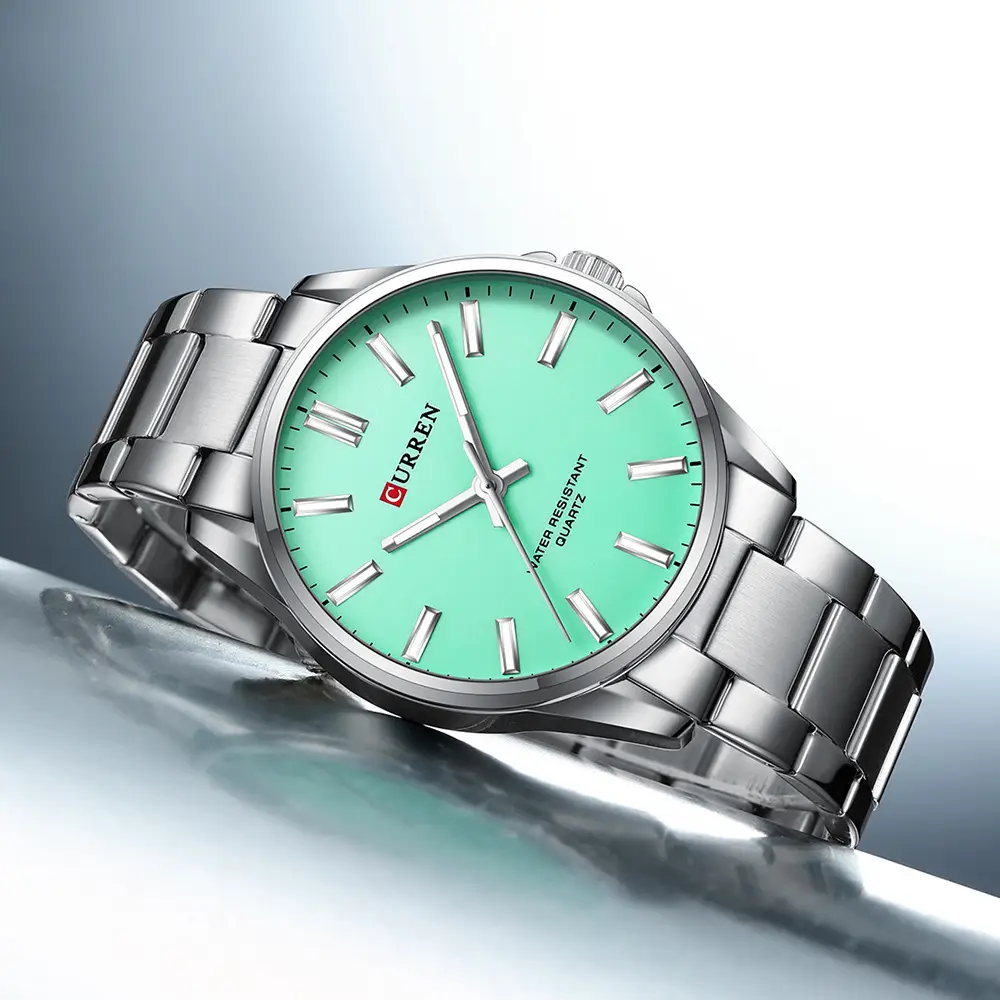 CURREN Men's Green Water Resistant Steel Watch — feature 25