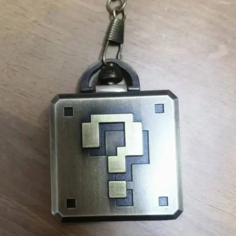 Retro Super Mary Square Question Mark Waist Chain Pocket Watch - Image 2
