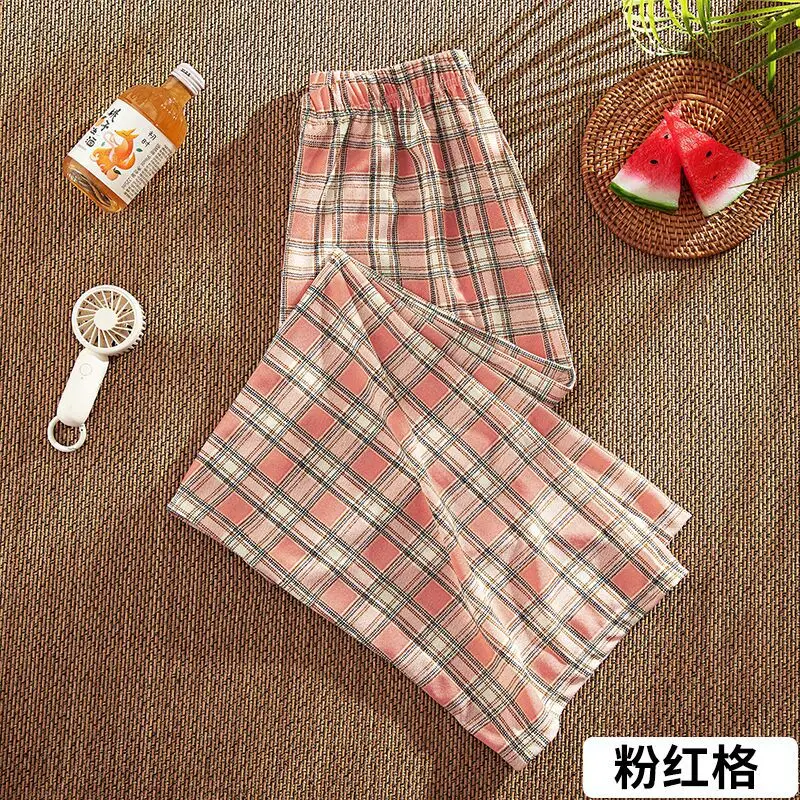 Black White Checkered Women's Slimming Pants - Image 9