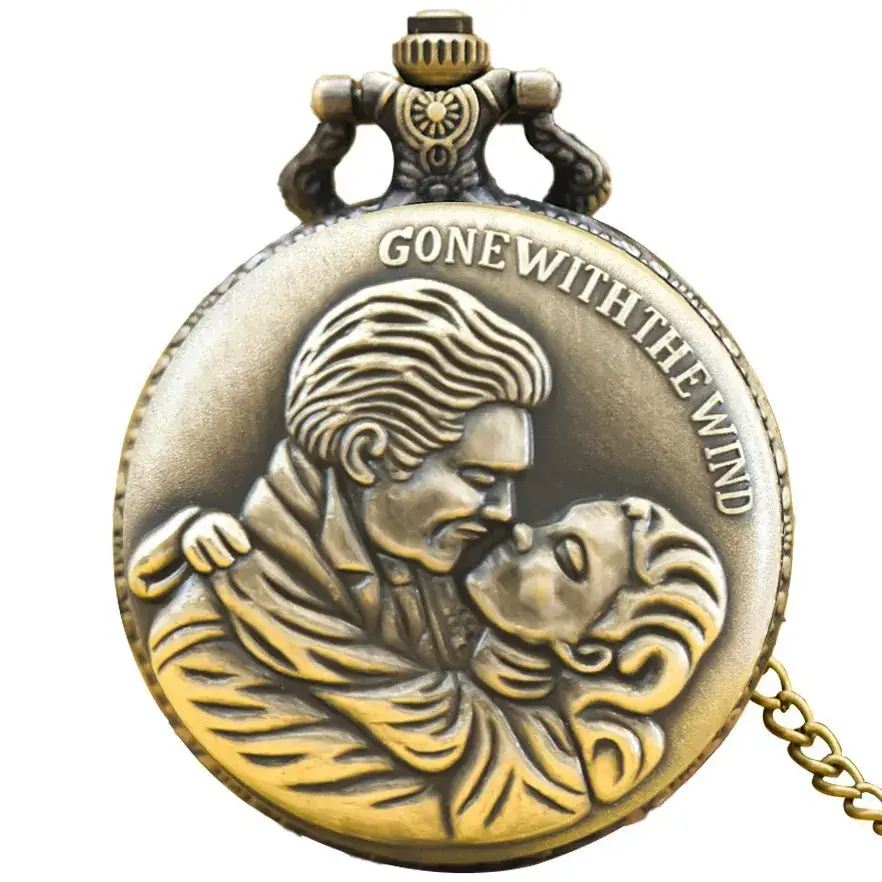 Titanic Theme Pocket Watch Couple Memorial Watch