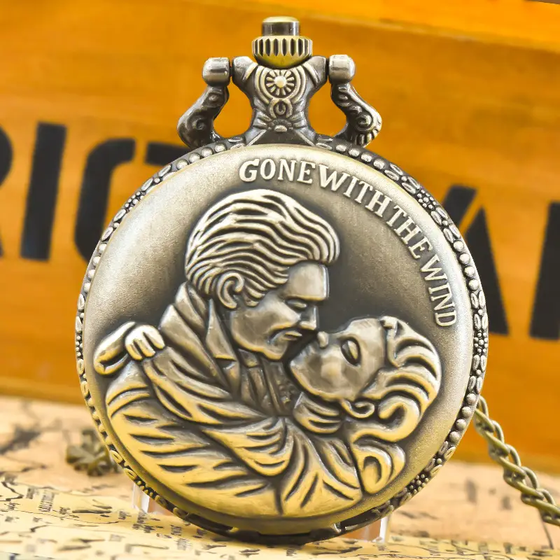 Titanic Theme Pocket Watch Couple Memorial Watch — feature 5