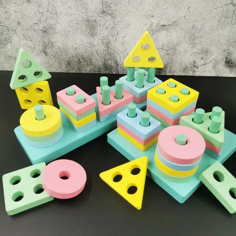 Baby Wooden Toy Set with 8 Tones Knocking Music
