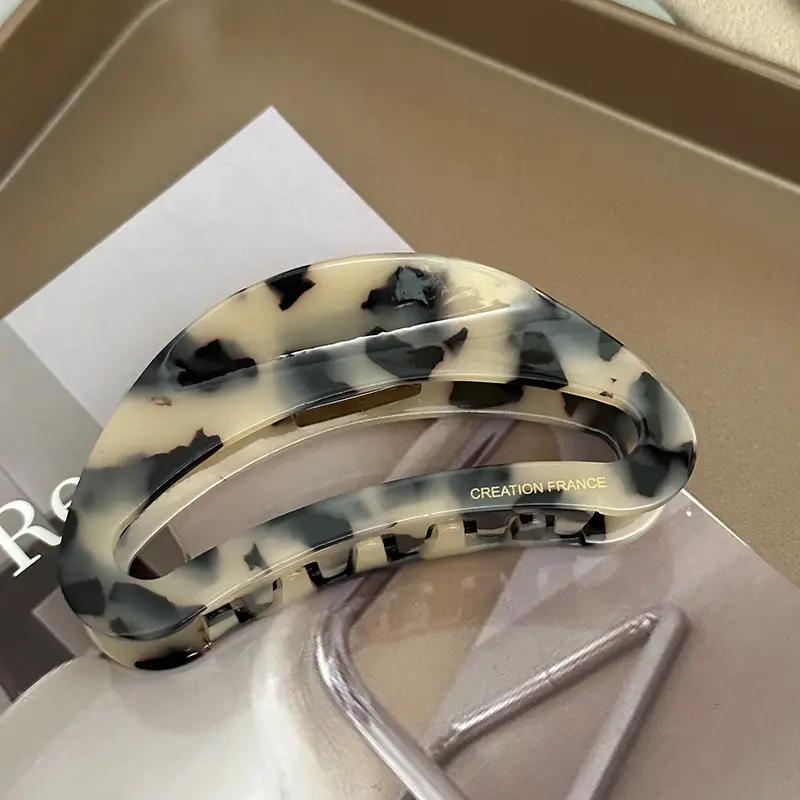Acetate Hair Clip Gold Label Women Accessory Updo Shark Clip