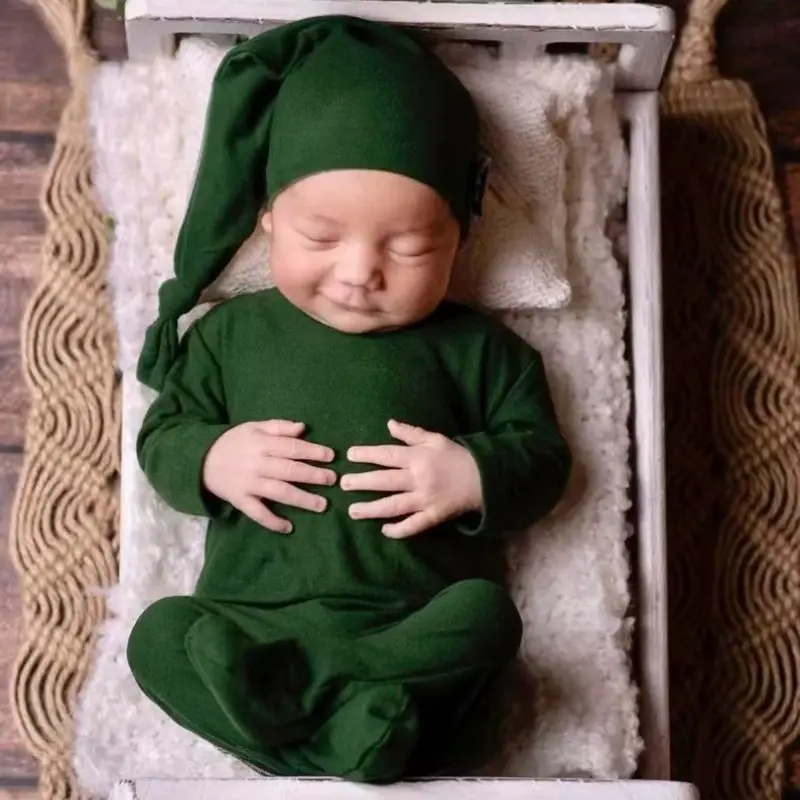 Newborn Baby Photo Suit Red Moon 100 Days Studio - Image 4