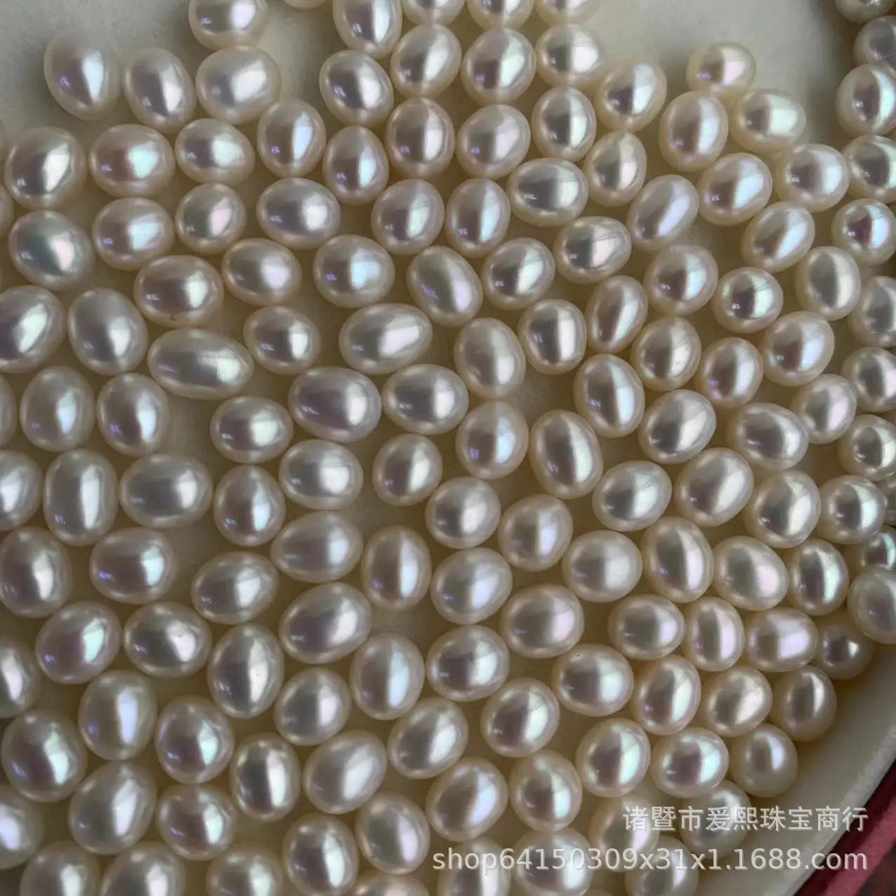 5-6mm Freshwater Seedless Pearl Rice Beads - Image 3