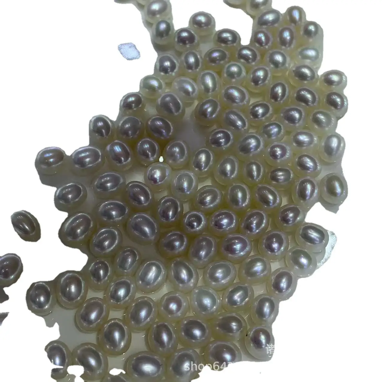 5-6mm Freshwater Seedless Pearl Rice Beads - Image 5