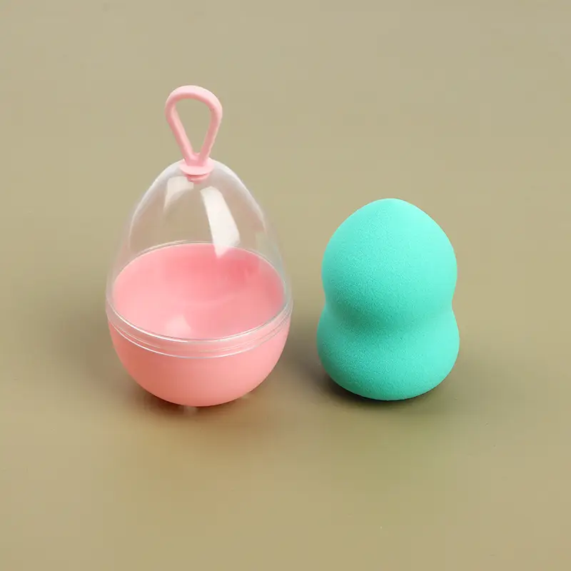 Pink Egg Sponge Storage Box with Teal Egg - Image 2