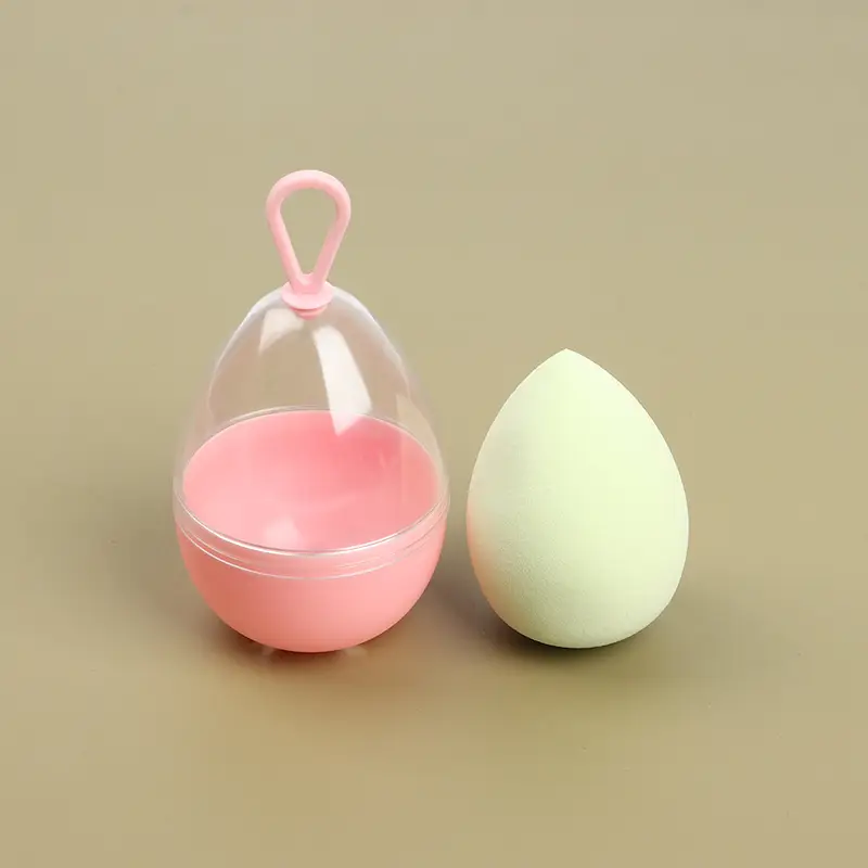 Pink Egg Sponge Storage Box with Teal Egg - Image 3