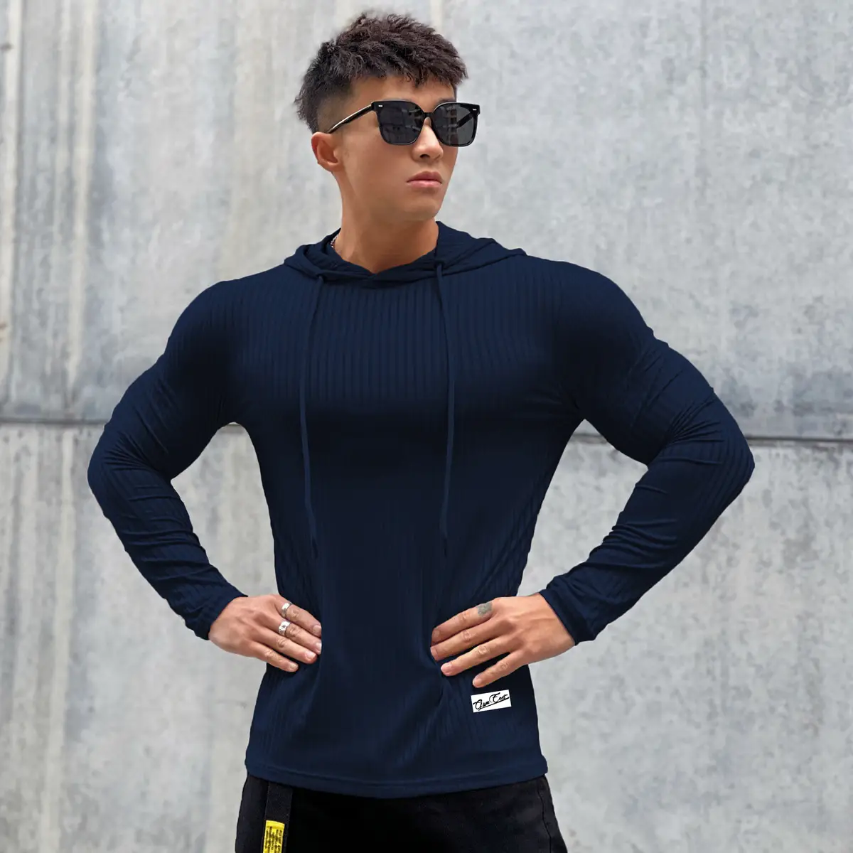 Winter Slim-fit Knitted Hoodie for Men - Image 5