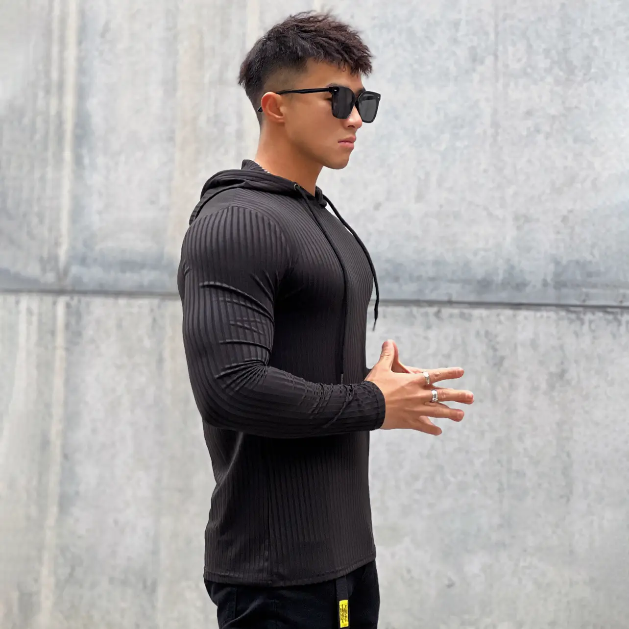 Winter Slim-fit Knitted Hoodie for Men - Image 6