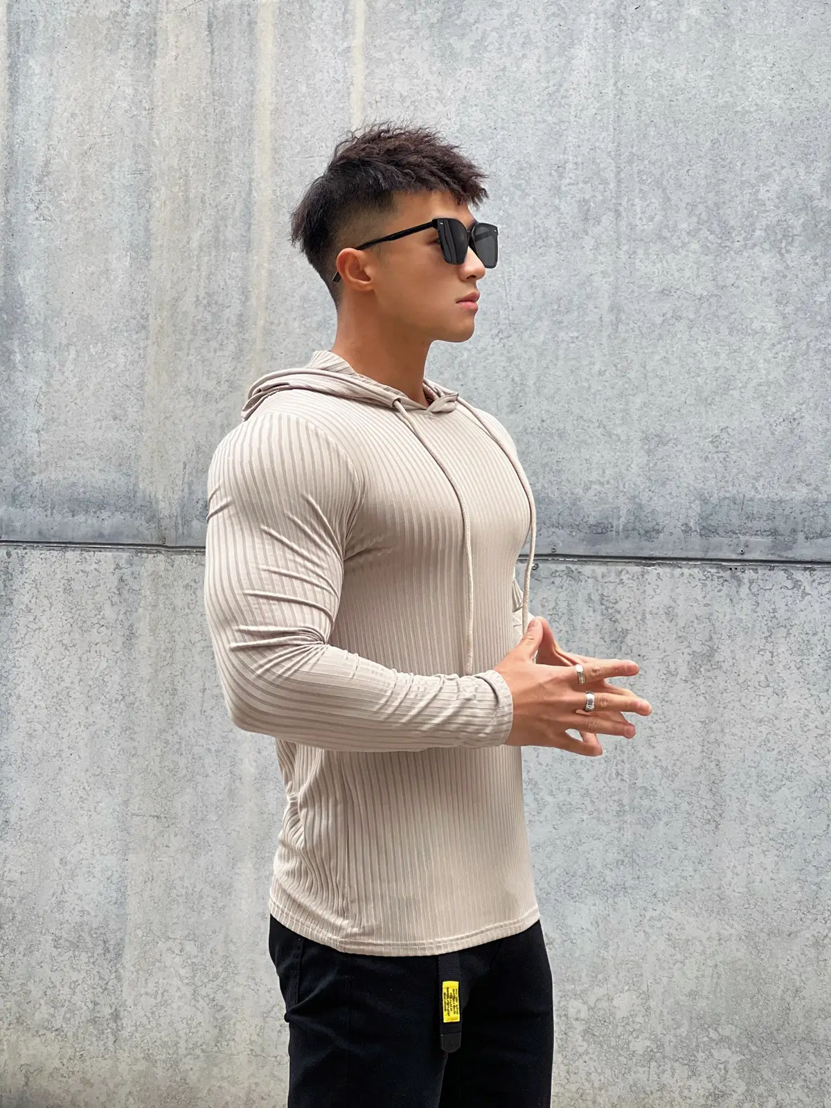 Winter Slim-fit Knitted Hoodie for Men — feature 12