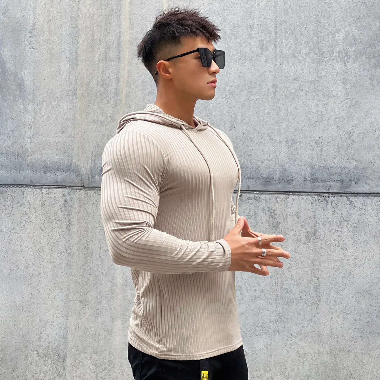 Winter Slim-fit Knitted Hoodie for Men — feature 17