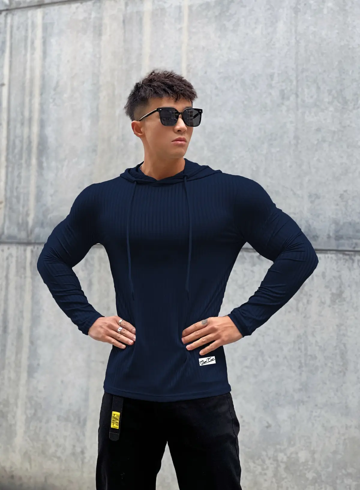 Winter Slim-fit Knitted Hoodie for Men — feature 8