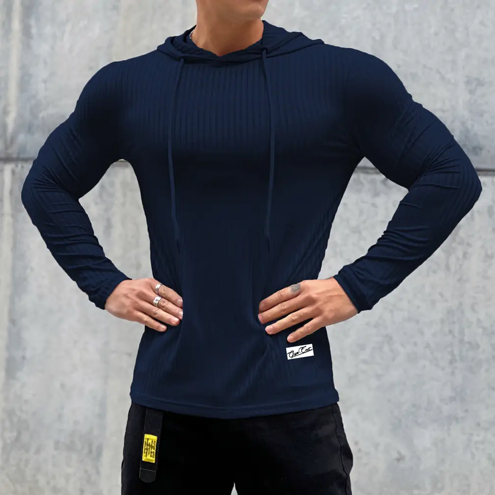 Winter Slim-fit Knitted Hoodie for Men - Image 2