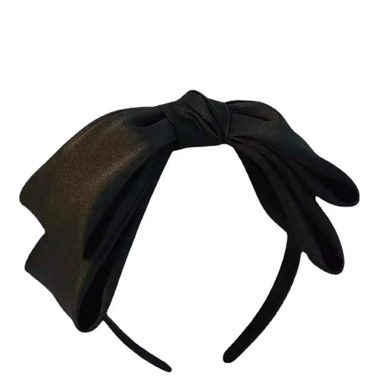 Black Big Bow Headband for Women High Quality - Image 8