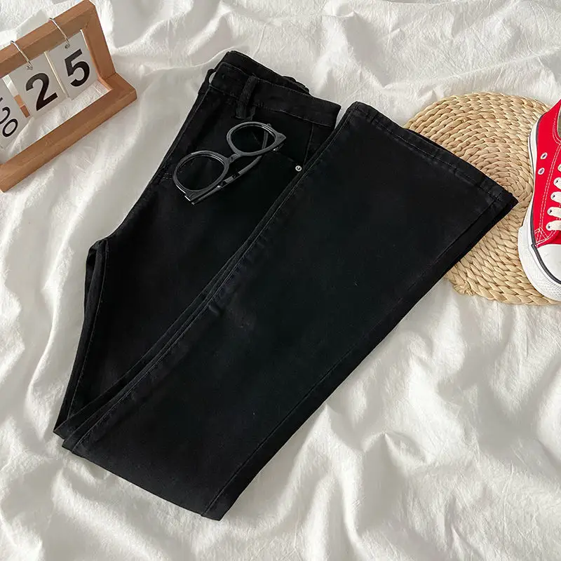 Black High Waist Slim Fit Jeans for Women - Image 5