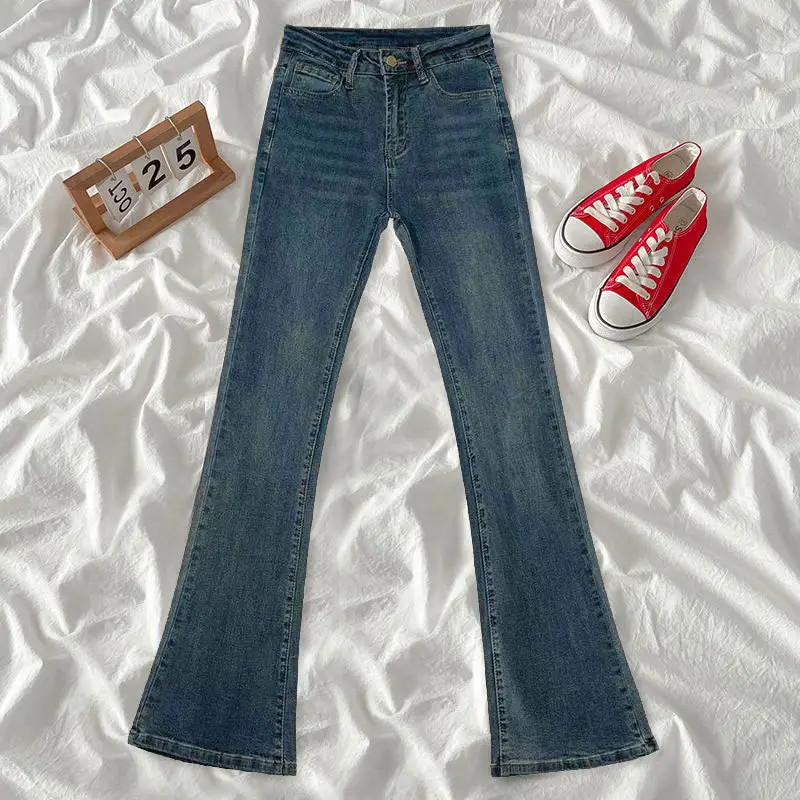 Black High Waist Slim Fit Jeans for Women - Image 2