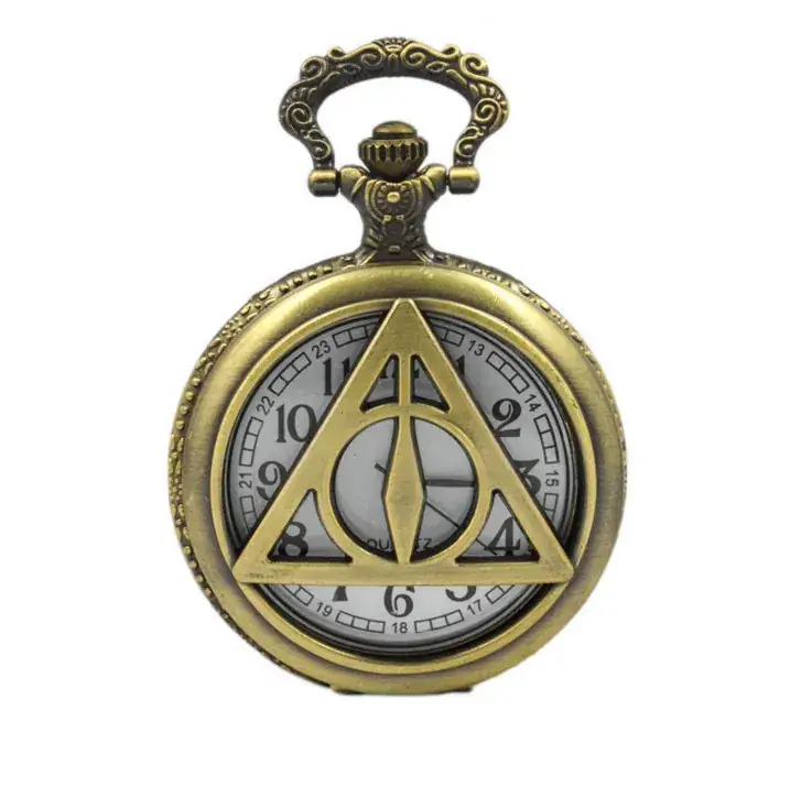 Retro Deathly Hallows Pocket Watch with Necklace — feature 12