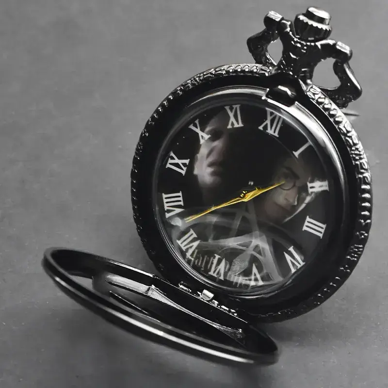 Retro Deathly Hallows Pocket Watch with Necklace — feature 19