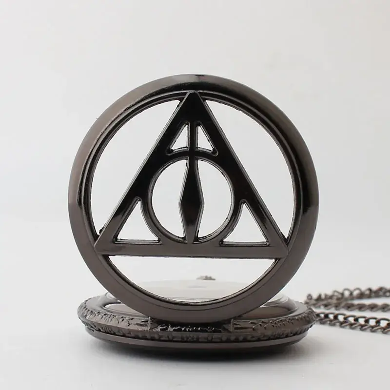 Retro Deathly Hallows Pocket Watch with Necklace — feature 9