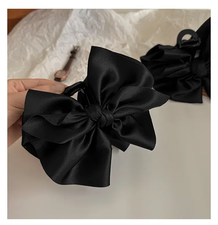 Black Hairpin Clip for Women Autumn Winter — feature 7