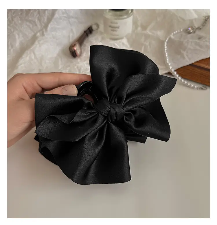 Black Hairpin Clip for Women Autumn Winter — feature 8