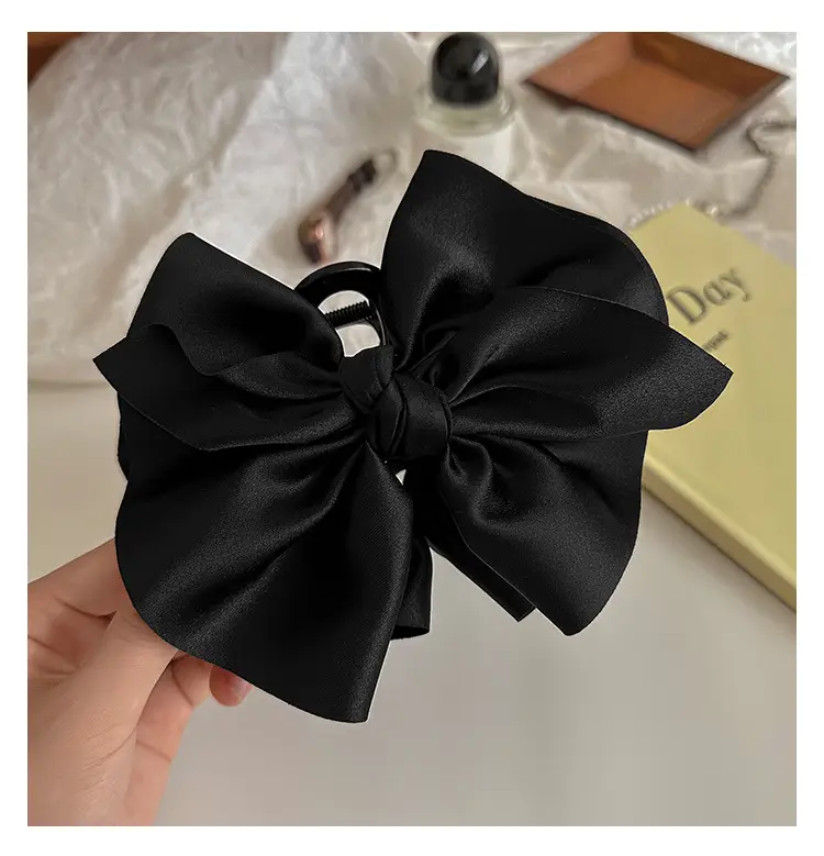 Black Hairpin Clip for Women Autumn Winter — feature 9