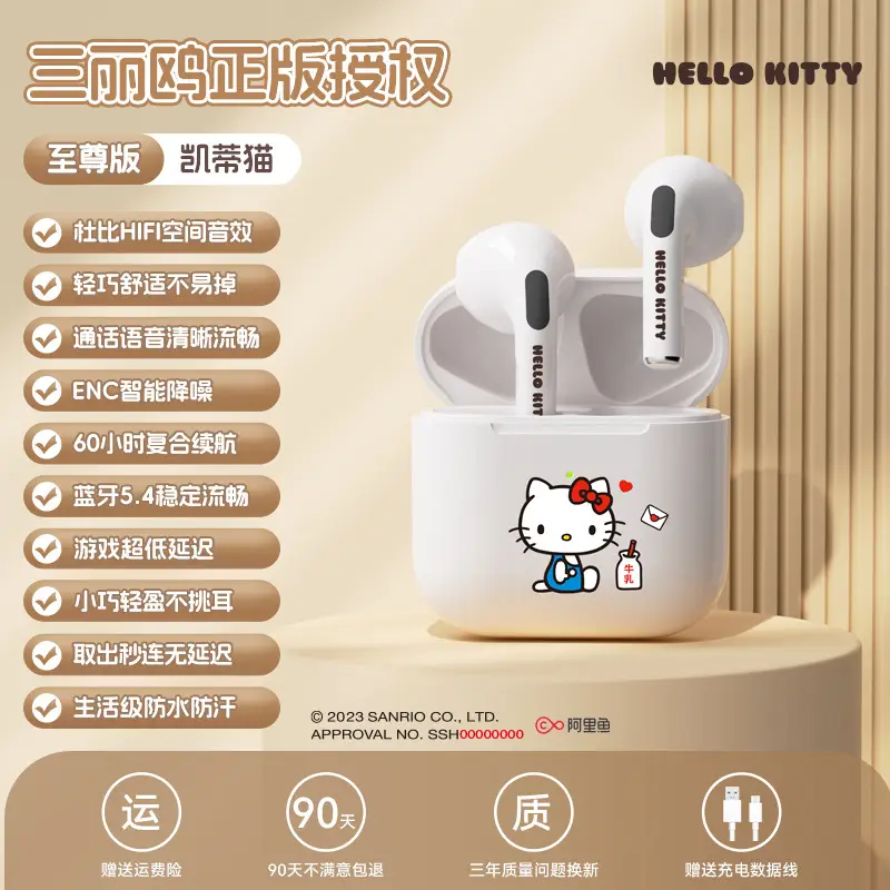 Sanrio Bluetooth Headset A4 Long Life HIFI Stereo - Image 2