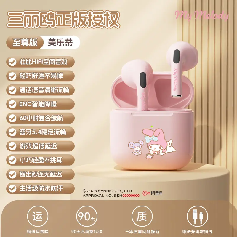Sanrio Bluetooth Headset A4 Long Life HIFI Stereo - Image 3