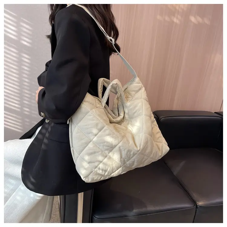 Autumn & Winter Crossbody Bag Waxy Cotton Large Capacity — feature 10