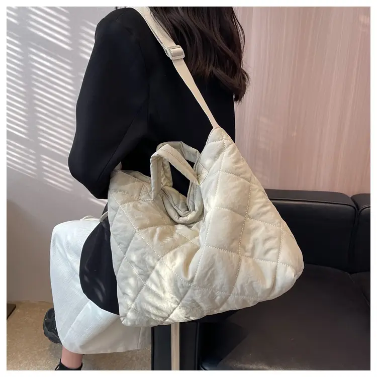 Autumn & Winter Crossbody Bag Waxy Cotton Large Capacity — feature 11